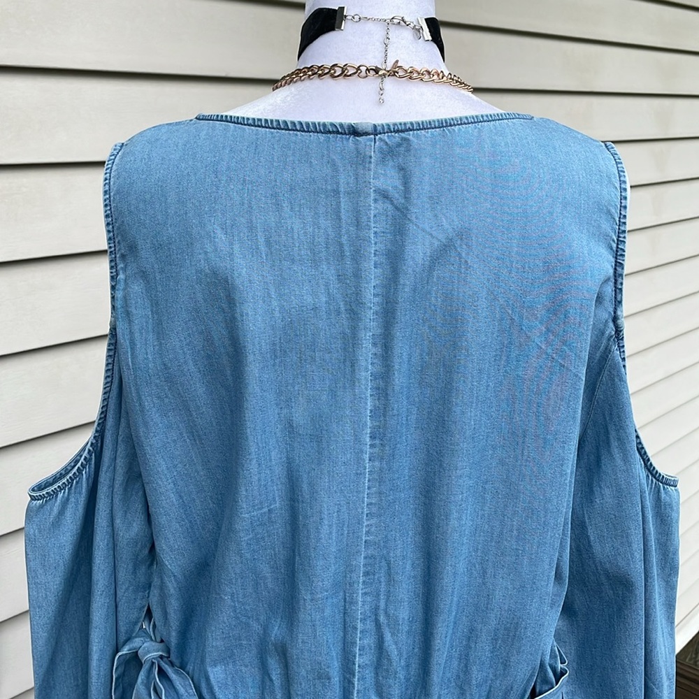 Cute Denim Dress by Express - Picture 9 of 16